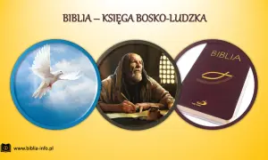 Gołąb symbolizuje Ducha Świętego, który natchnął pisarzy Pisma Świętego. Obraz przedstawia, kto napisał pismo święte.