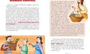 Dzielenie się żywnością z potrzebującymi to uczynki miłosierdzia względem duszy. Dzieci dzielą się jedzeniem, naśladując Jezusa.