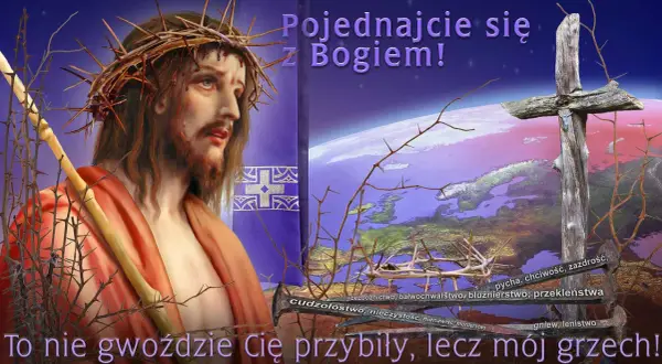 Niech będzie pochwalony Jezus Chrystus! Obraz przedstawia cierpiącego Chrystusa z koroną cierniową, symbolizującą ludzkie grzechy, które go przybiły.