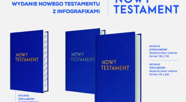 Pierwsza księga Nowego Testamentu w wydaniu z infografikami. Dostępne różne formaty i tłoczenia.